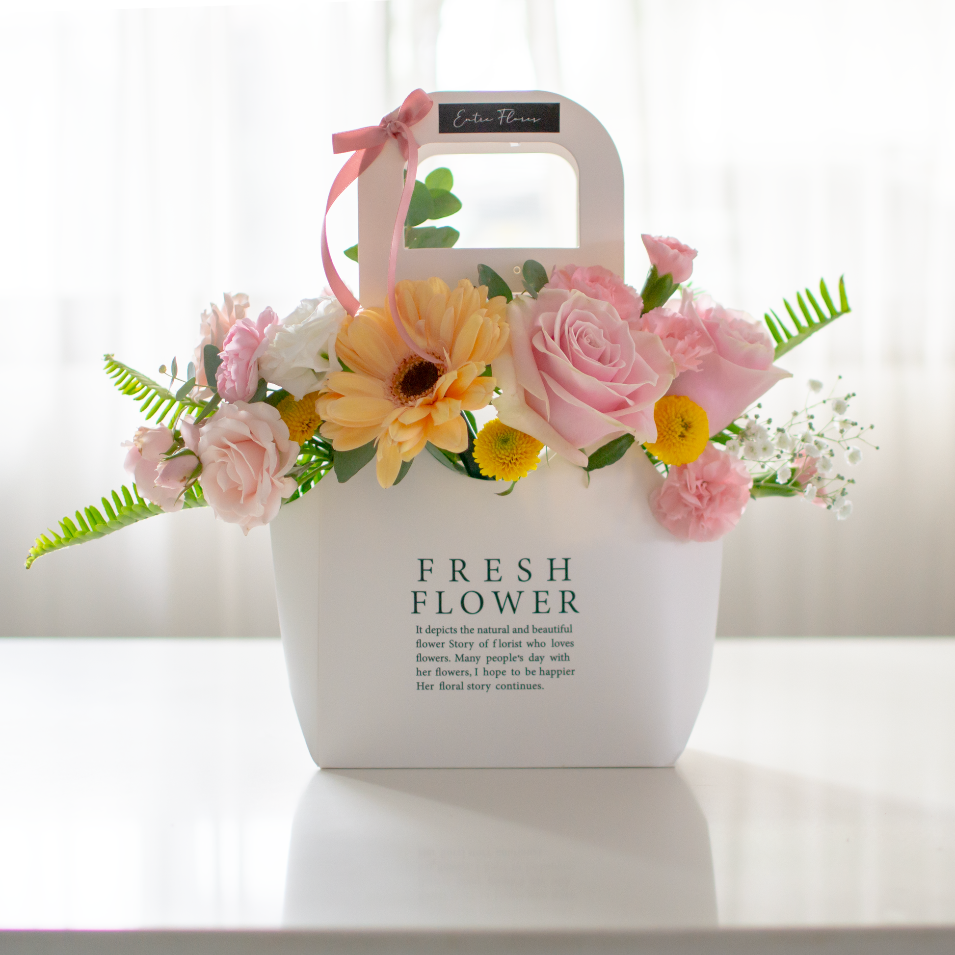 Cesta con flores