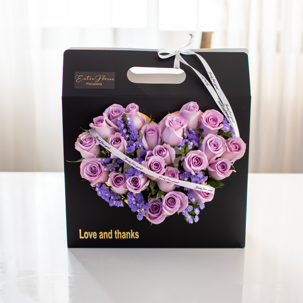 Caja Corazón Floral