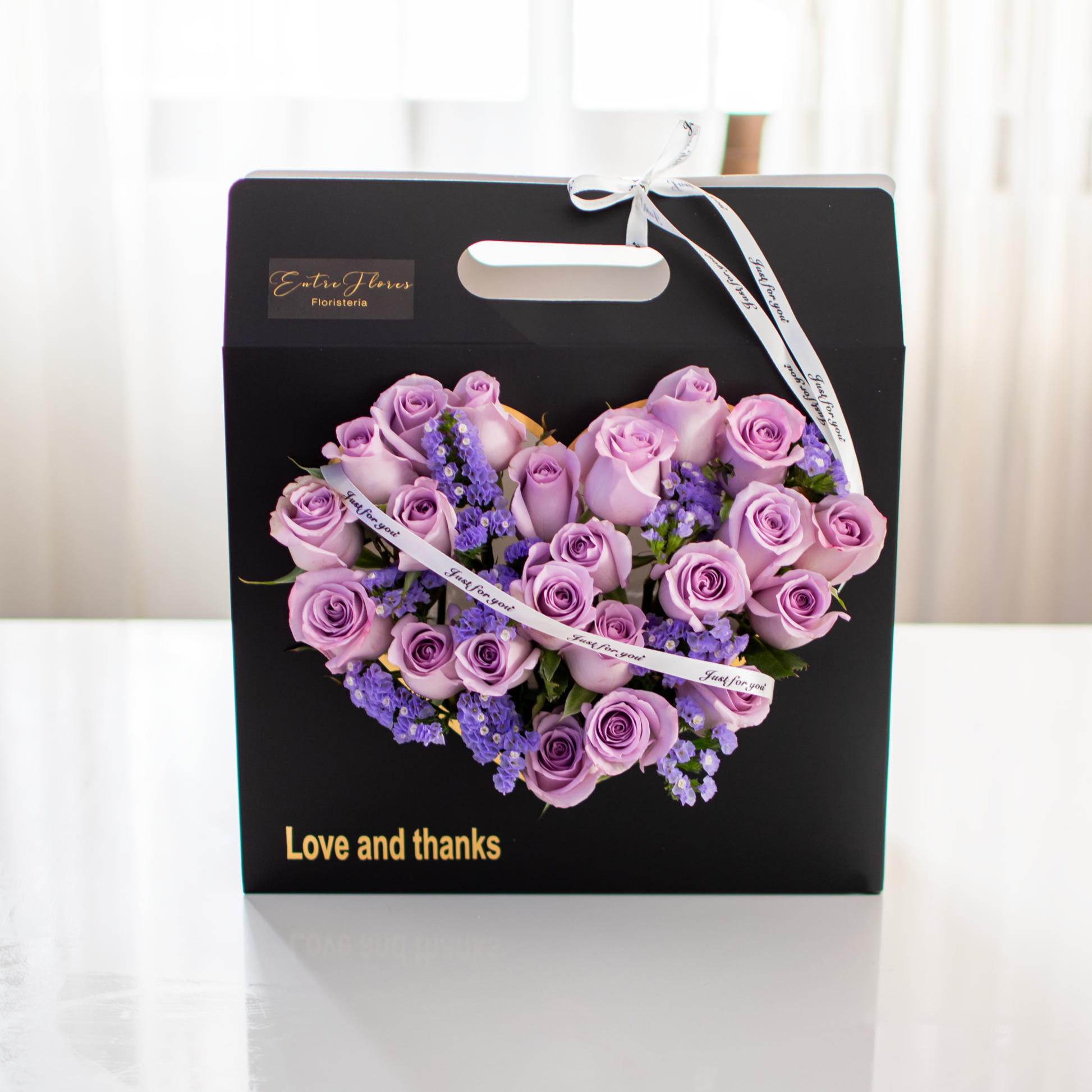Caja Corazón Floral