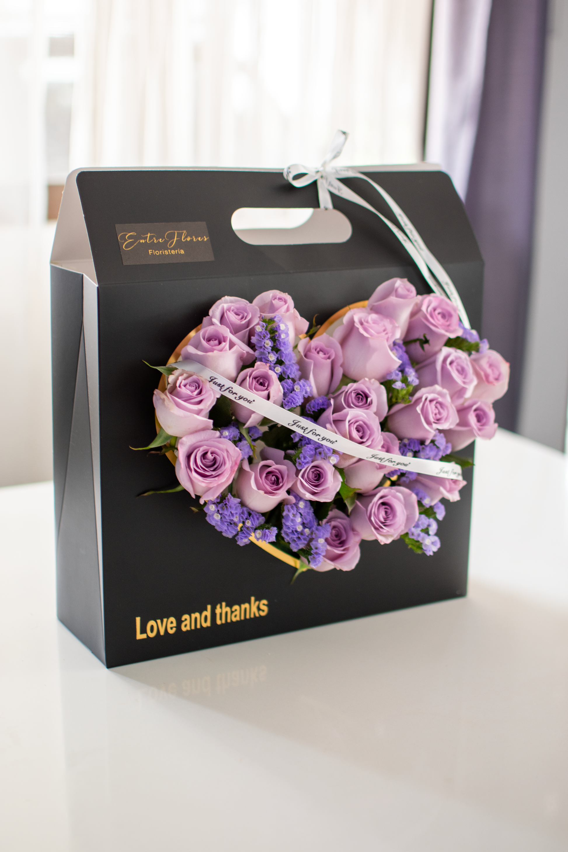 Caja Corazón Floral